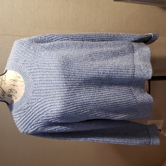 Banana Republic baby blue sweater...size XL - Picture 4 of 5